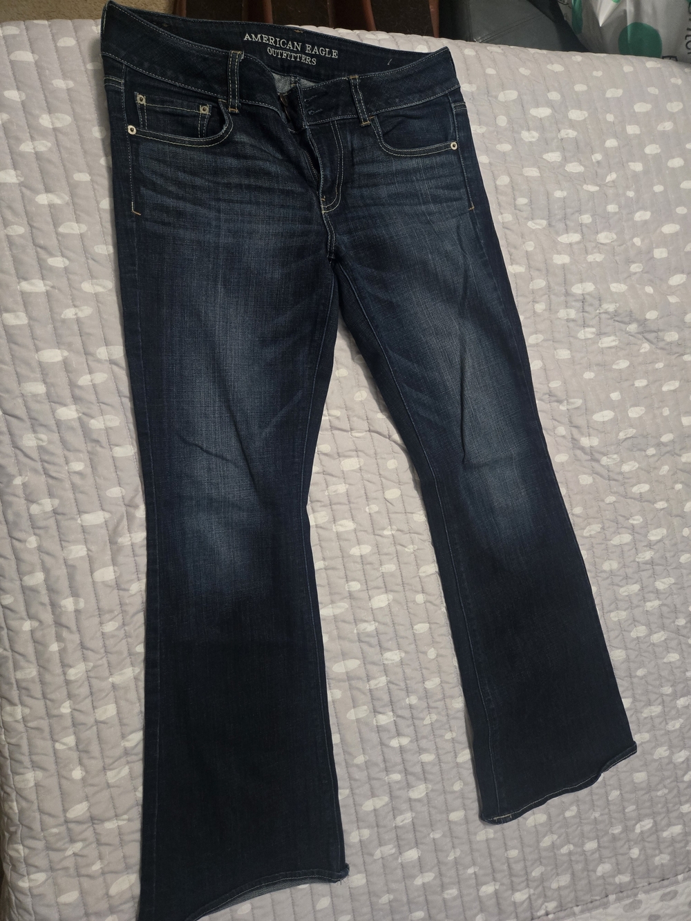American Eagle Outfitters Dark Blue Flare Jeans